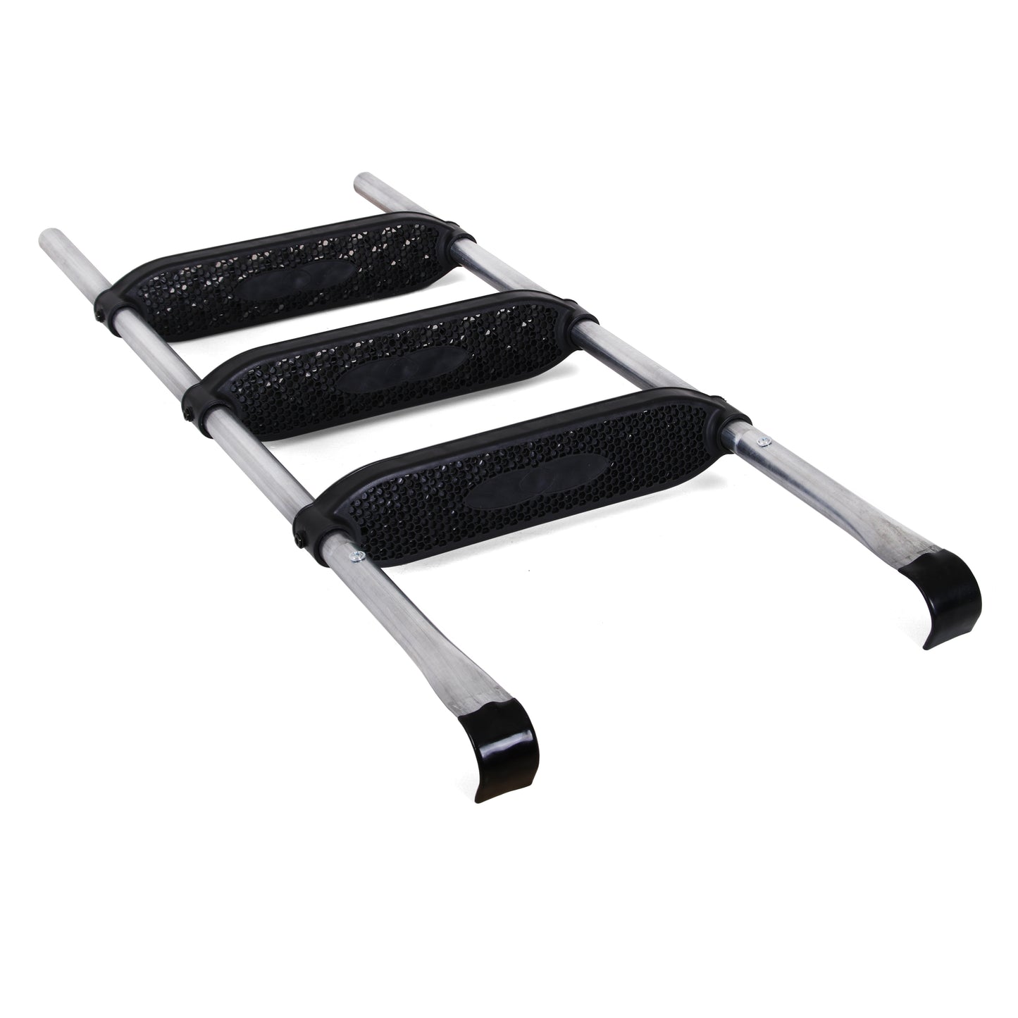 Klassik Trampolin-Leiter, 110cm, 3 Stufen, silber_4