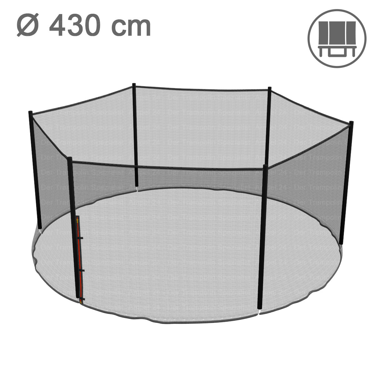 430cm Klassik Ersatznetz, außen, 6 Pfosten_2