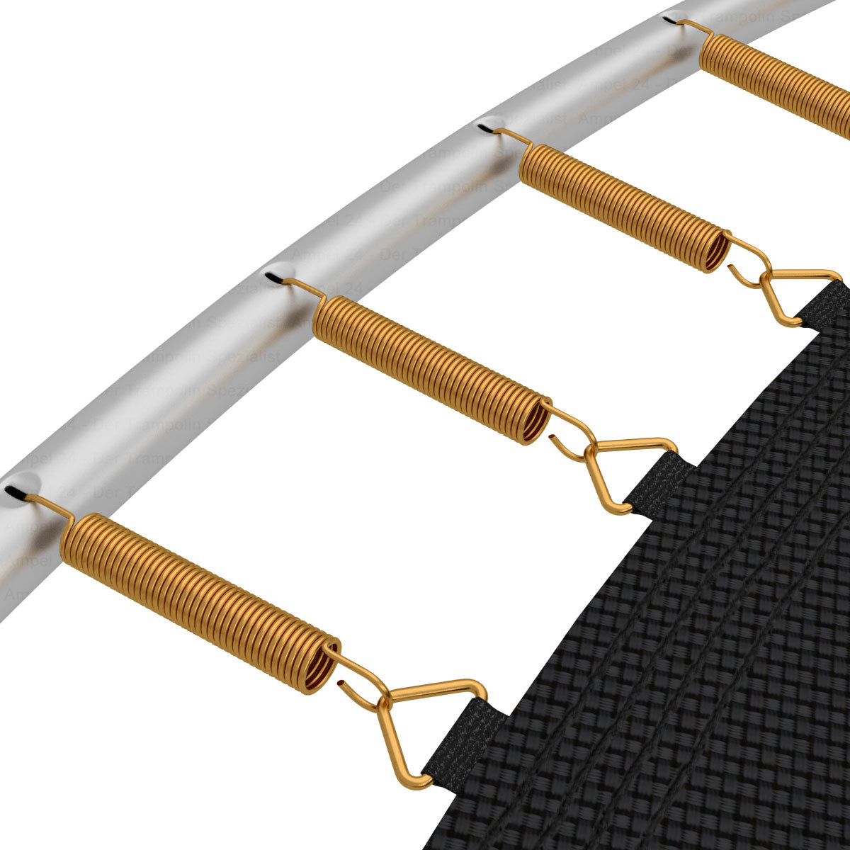 12 x Spiralfeder, 165 x 22 mm für 366 - 396 cm Trampoline_3
