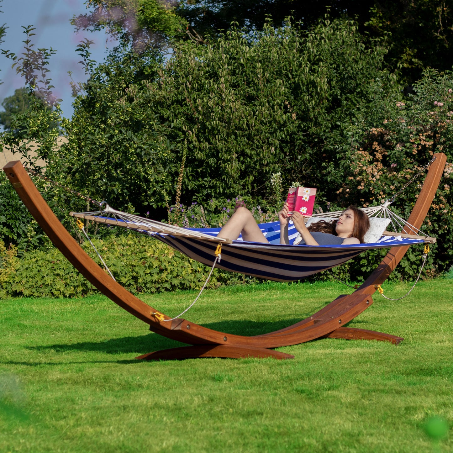 Hängemattengestell MADAGASKAR, 400x120x120 cm_13