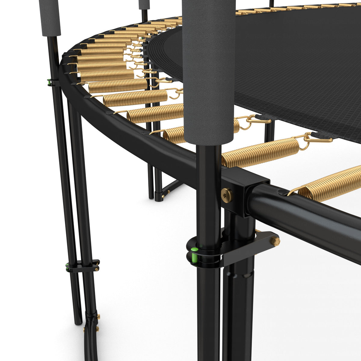 12x Deluxe Metallschellen für Trampolin Netzpfosten_3