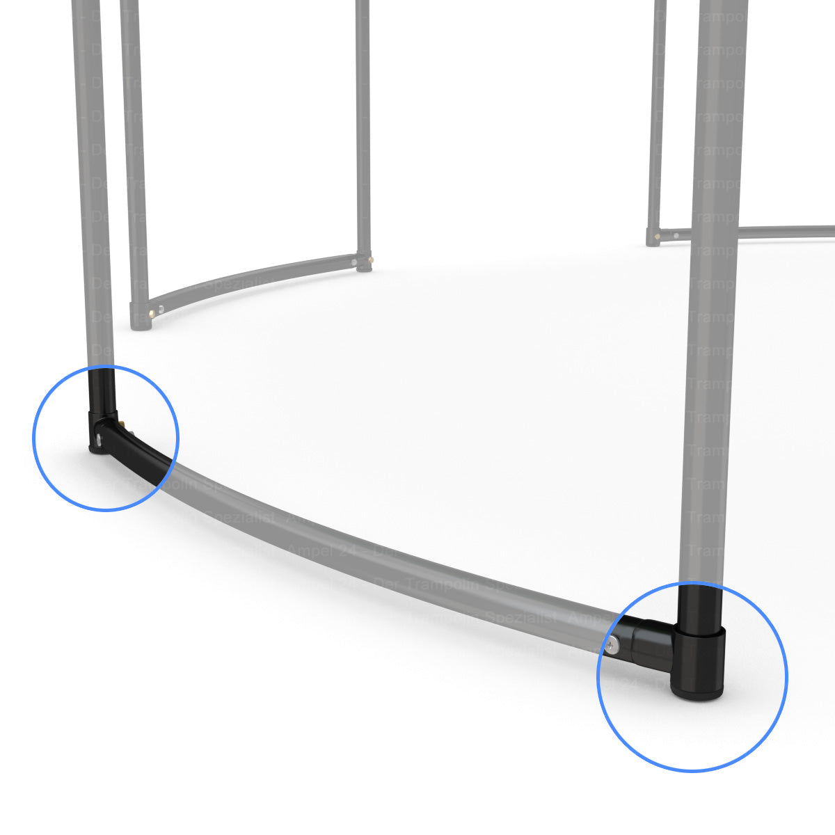 12x Kappe für Deluxe Trampolin Standfuß Winkel_2