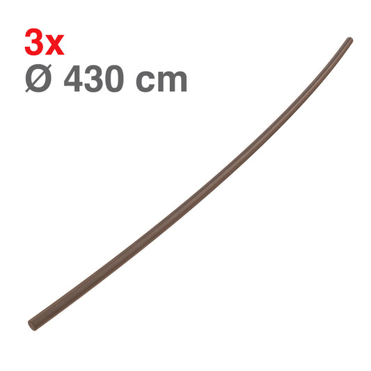 3x 430cm Fiberglas Stange, 131,5cm_1