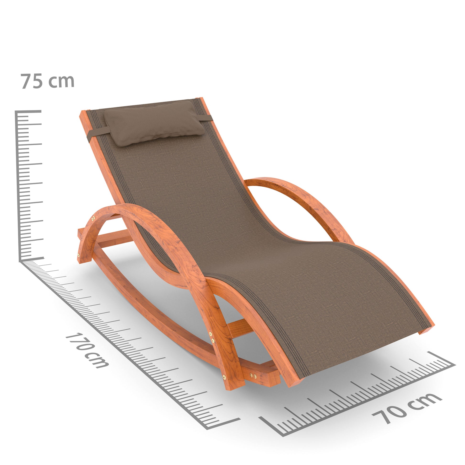 Schaukel - Liegestuhl RIO, mit Kopfkissen_11