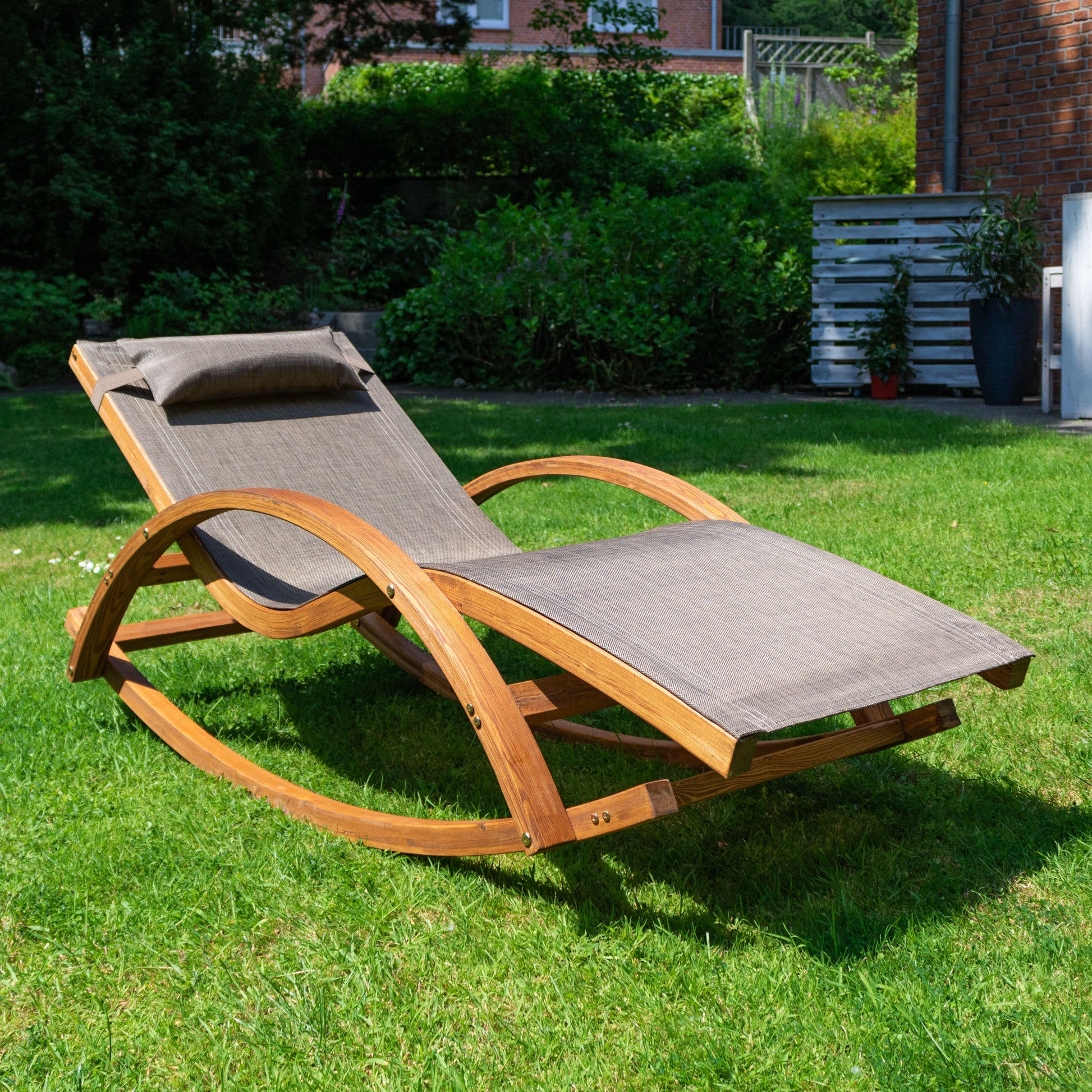 Schaukel - Liegestuhl RIO, mit Kopfkissen_2