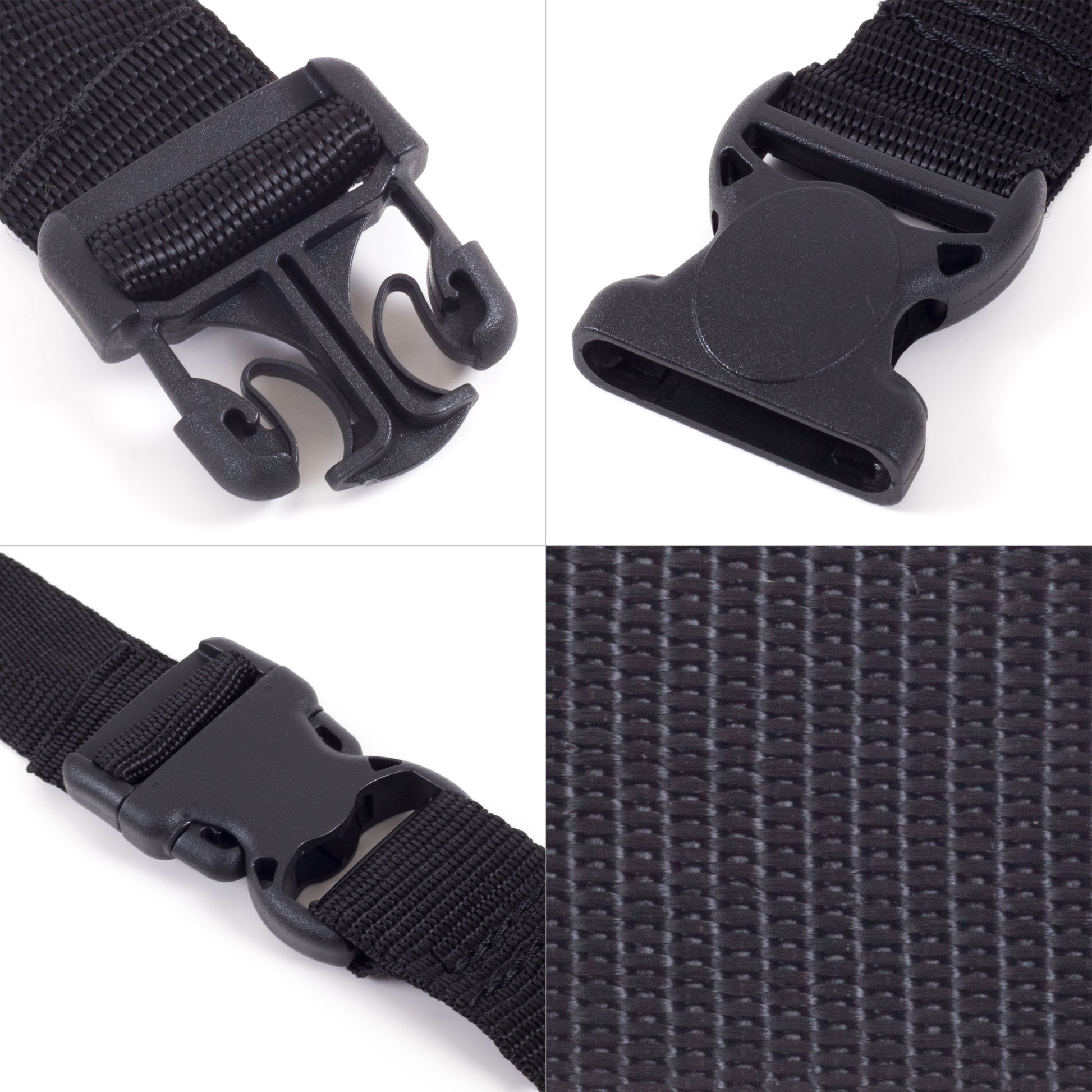 5x Deluxe Sicherungshaken, inkl. Gurt, 40cm, gold_4