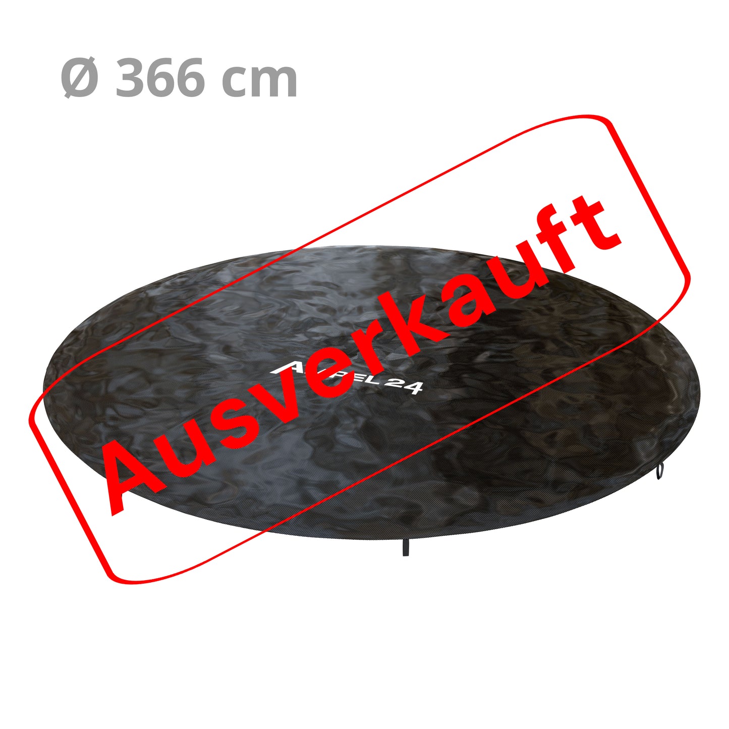 366cm Deluxe Abdeckplane, schwarz_1