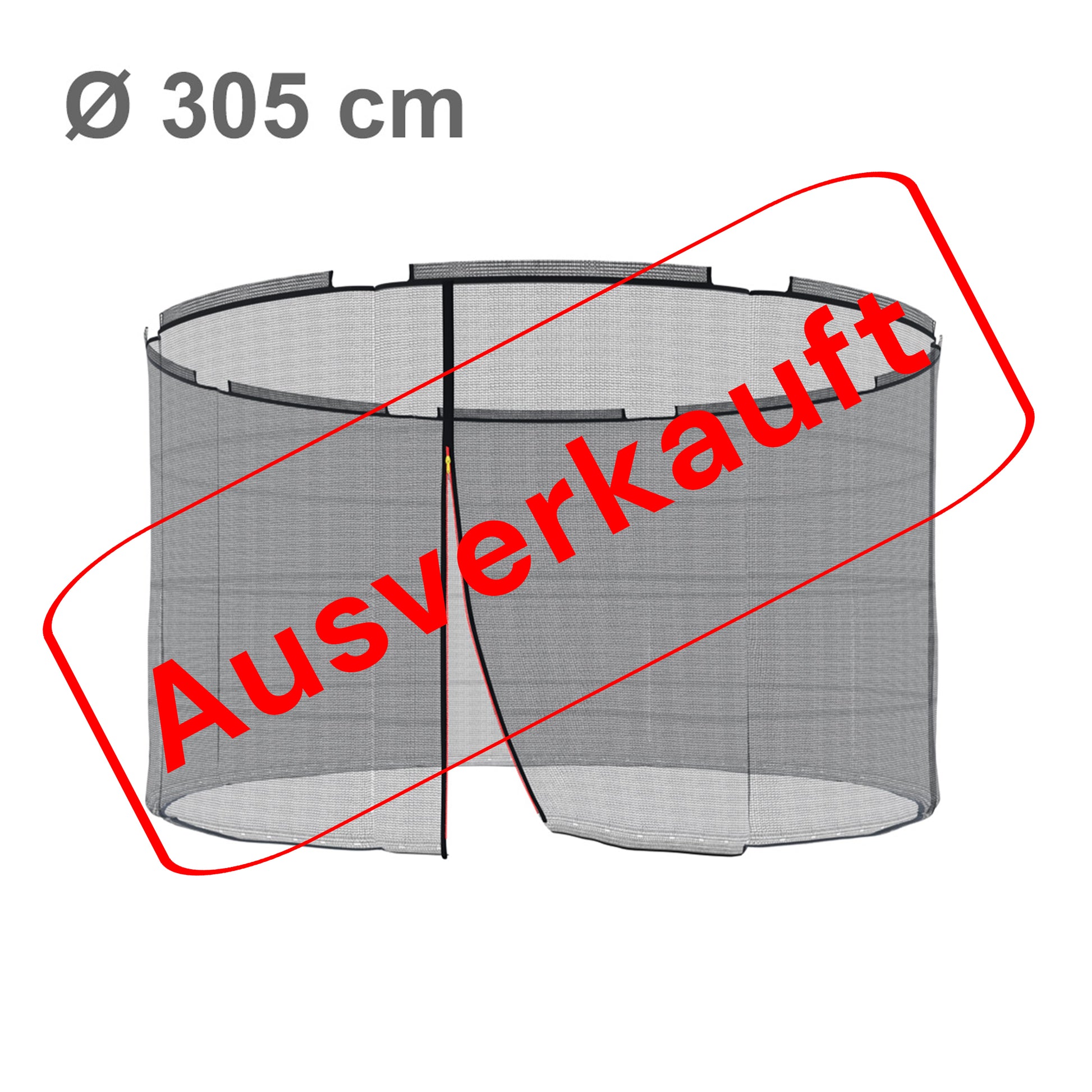 305cm Klassik Ersatznetz mit Ring, außen, 8 Pf_1