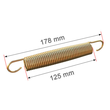 12 x Spiralfeder, 178x24 mm für 430 - 490 cm Trampoline_2