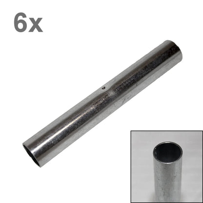 6x Sicherheitsnetz Verbinder für Fiberglasstangen / Metallhülse_1