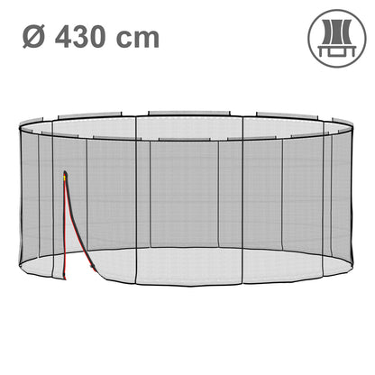 B-Ware 430cm Ersatznetz, 12 Pfosten, innenliegend_1