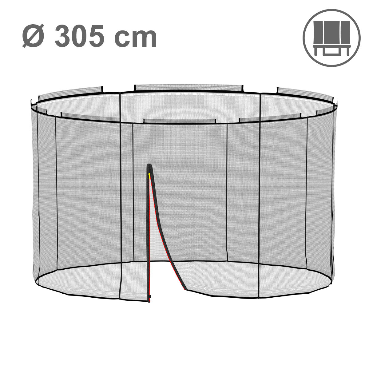 305cm Deluxe Ersatznetz, außen, 8 Pfosten_2