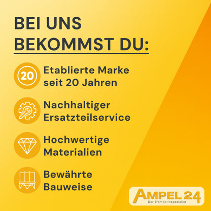 Deluxe Trampolin Ø 366 cm (Netz außen, grün, bis 160 kg)_8