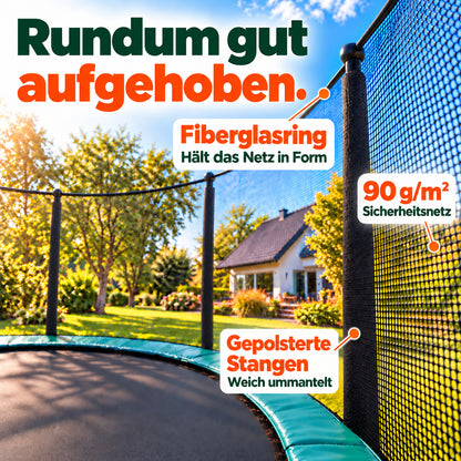 Klassik Trampolin Ø 305 cm (grün, bis 150 kg)_5