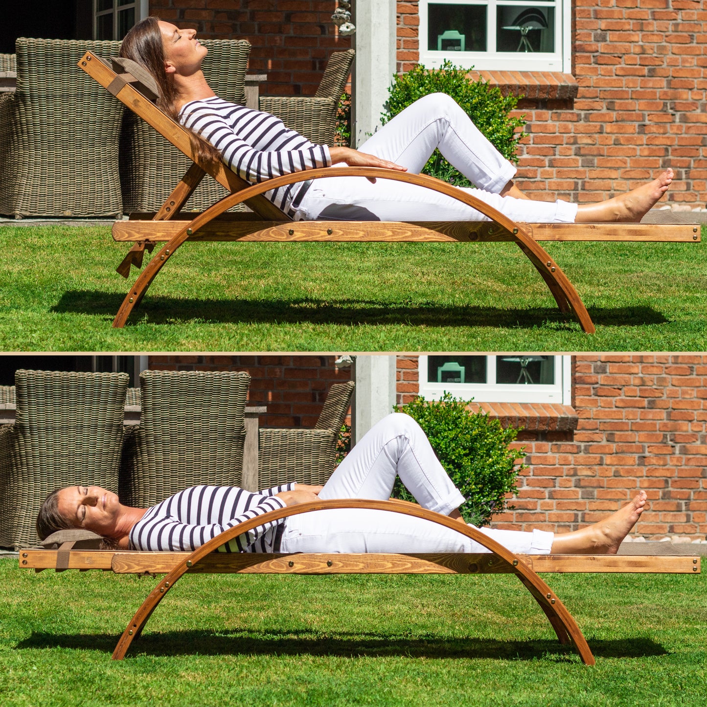 Liegestuhl KARIBIK, verstellbare Rückenlehne_7