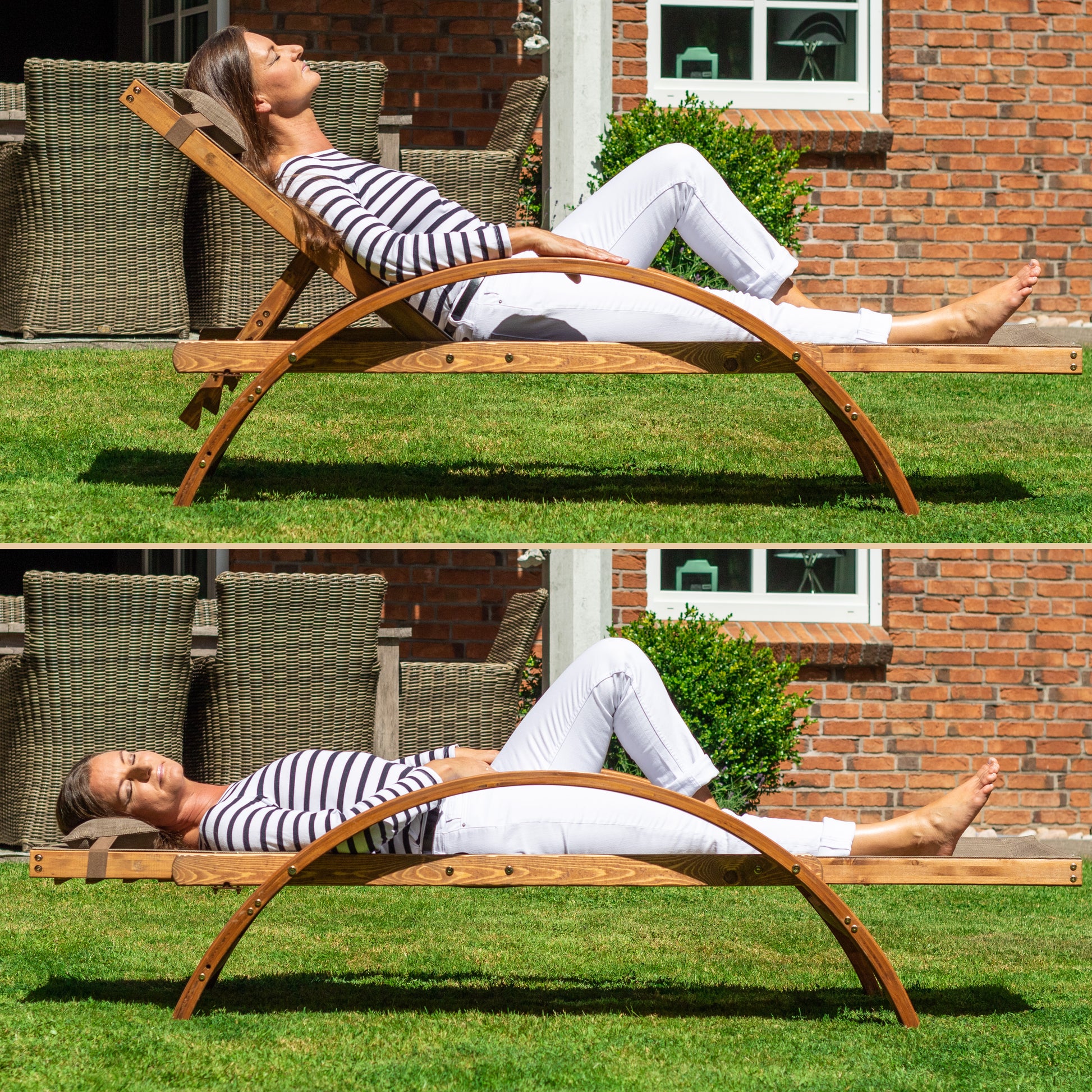 Liegestuhl KARIBIK, verstellbare Rückenlehne_7