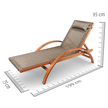 Liegestuhl KARIBIK, verstellbare Rückenlehne_10