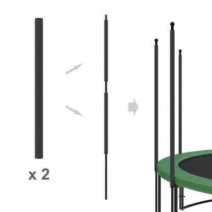 12 x Ersatz Schaumpolster für 6 Pfosten, schwarz_4